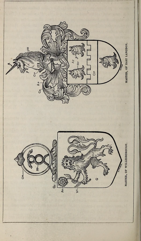 An illustration from The Herald and genealogist, 1865, leaf 440