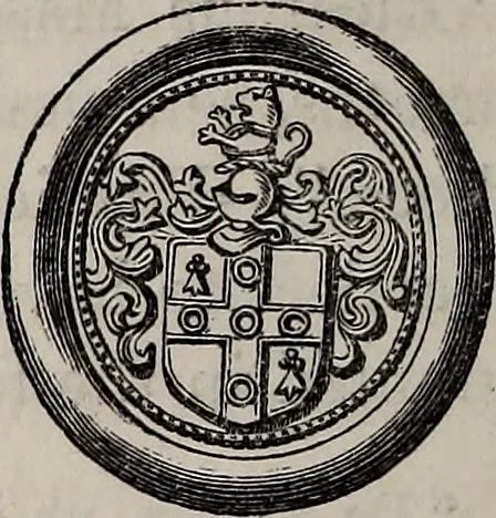 An illustration from The Herald and genealogist, 1865, leaf 442