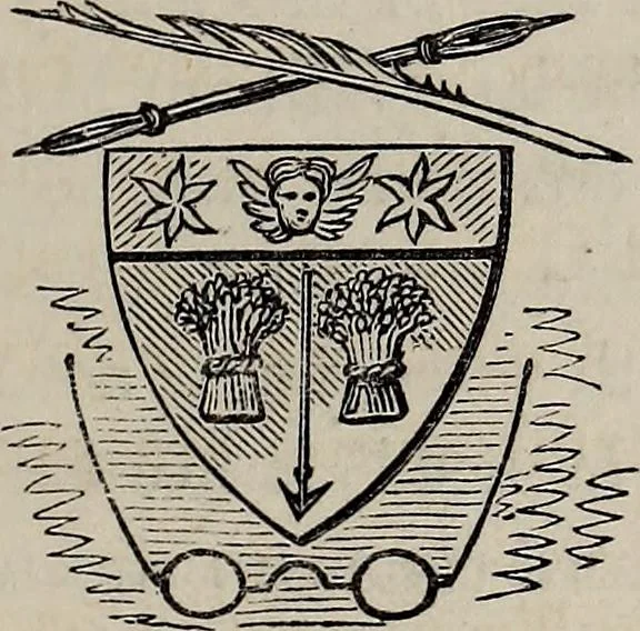 An illustration from The Herald and genealogist, 1865, leaf 457