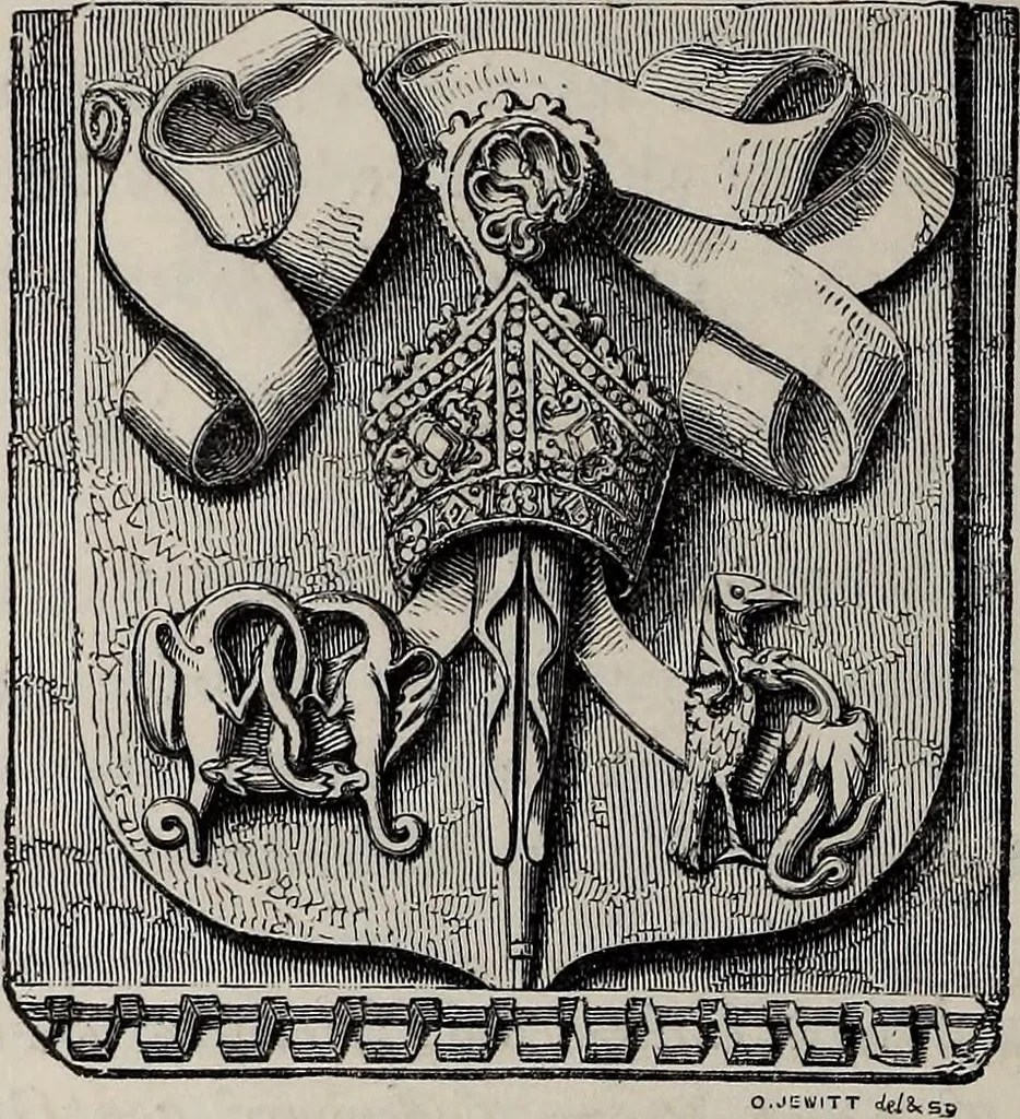 An illustration from The Herald and genealogist, 1865, leaf 472