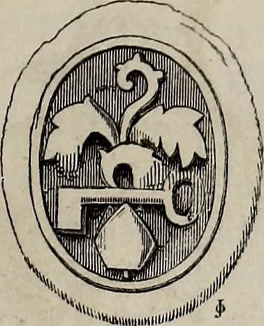 An illustration from The Herald and genealogist, 1865, leaf 473