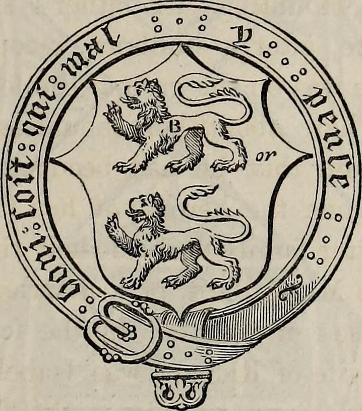 An illustration from The Herald and genealogist, 1865, leaf 509