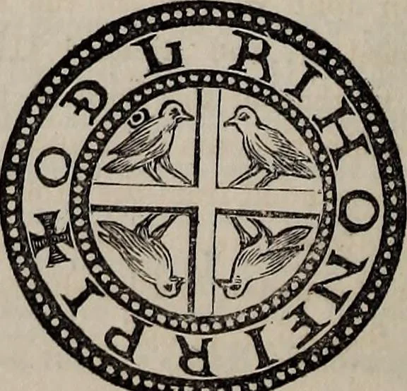 An illustration from The Herald and genealogist, 1865, leaf 52