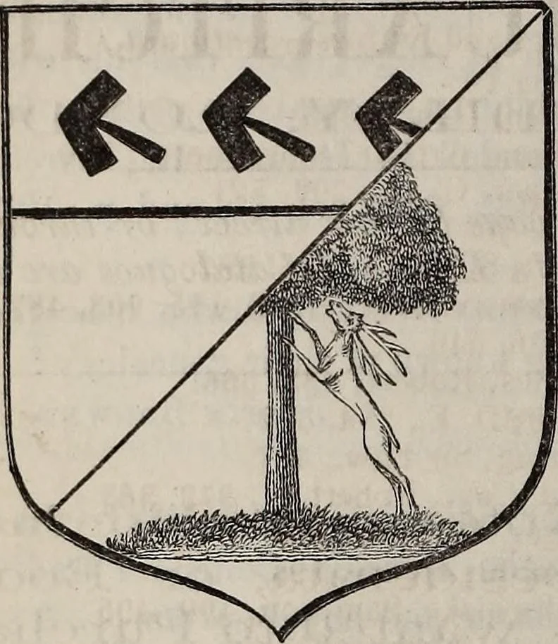 An illustration from The Herald and genealogist, 1865, leaf 570