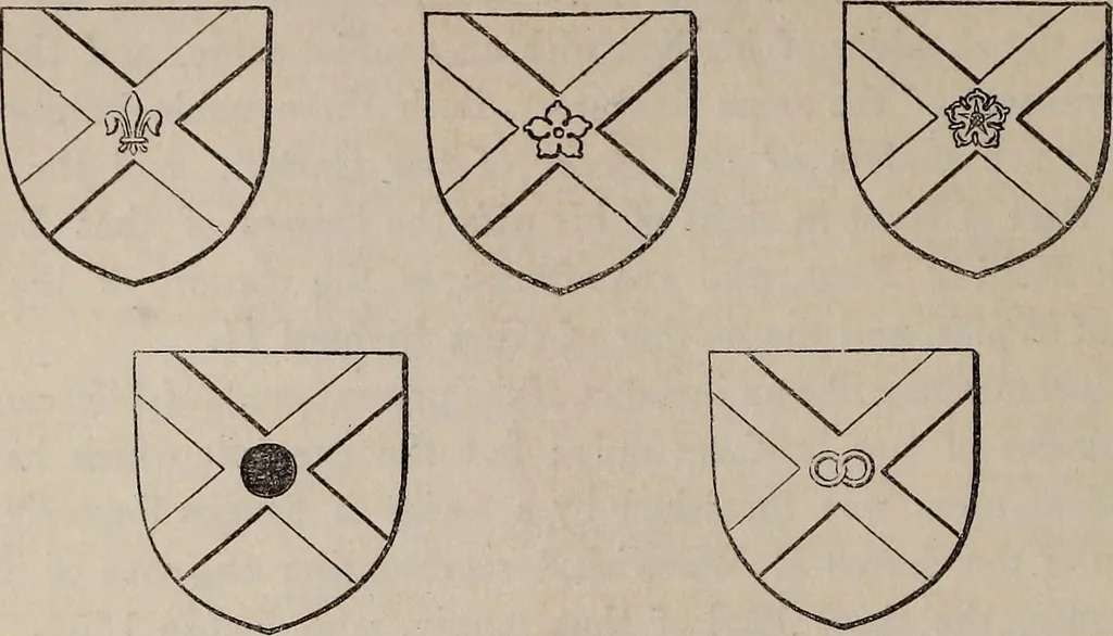An illustration from The Herald and genealogist, 1865, leaf 58