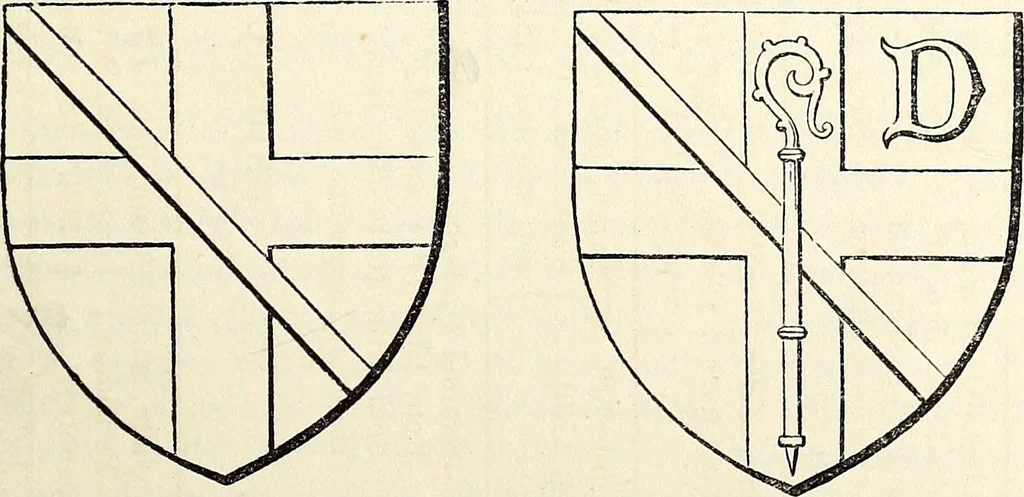 An illustration from The Herald and genealogist, 1865, leaf 142