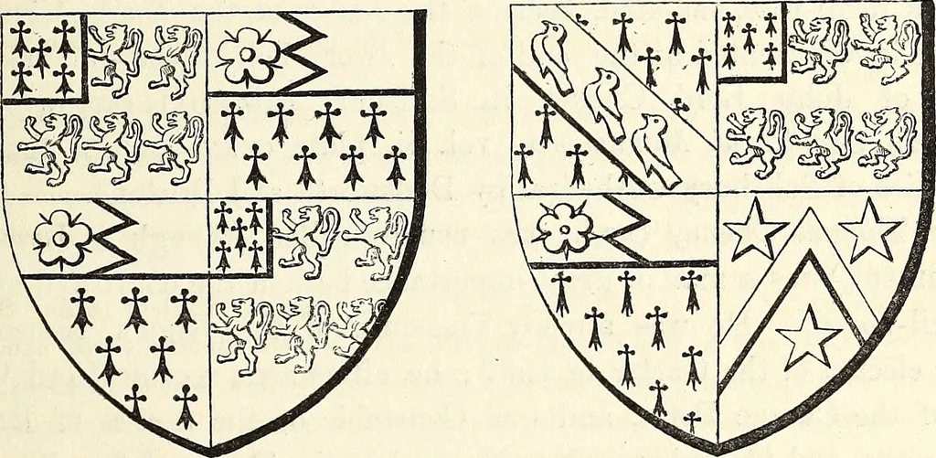 An illustration from The Herald and genealogist, 1865, leaf 144