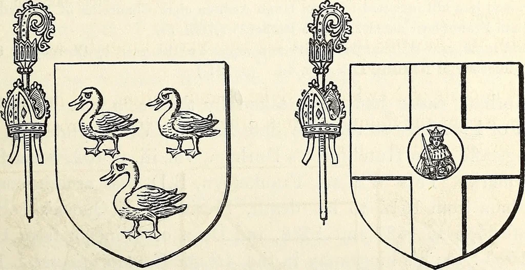 An illustration from The Herald and genealogist, 1865, leaf 202