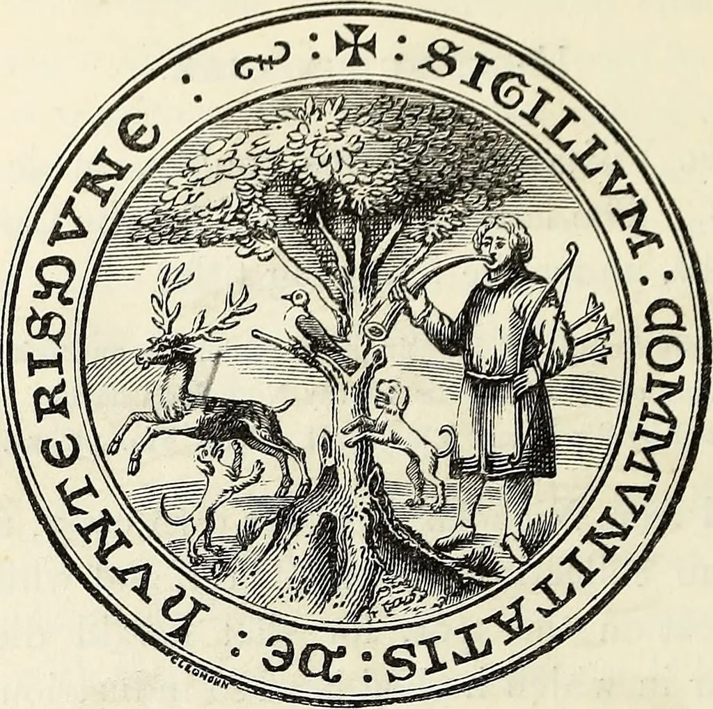 An illustration from The Herald and genealogist, 1865, leaf 209