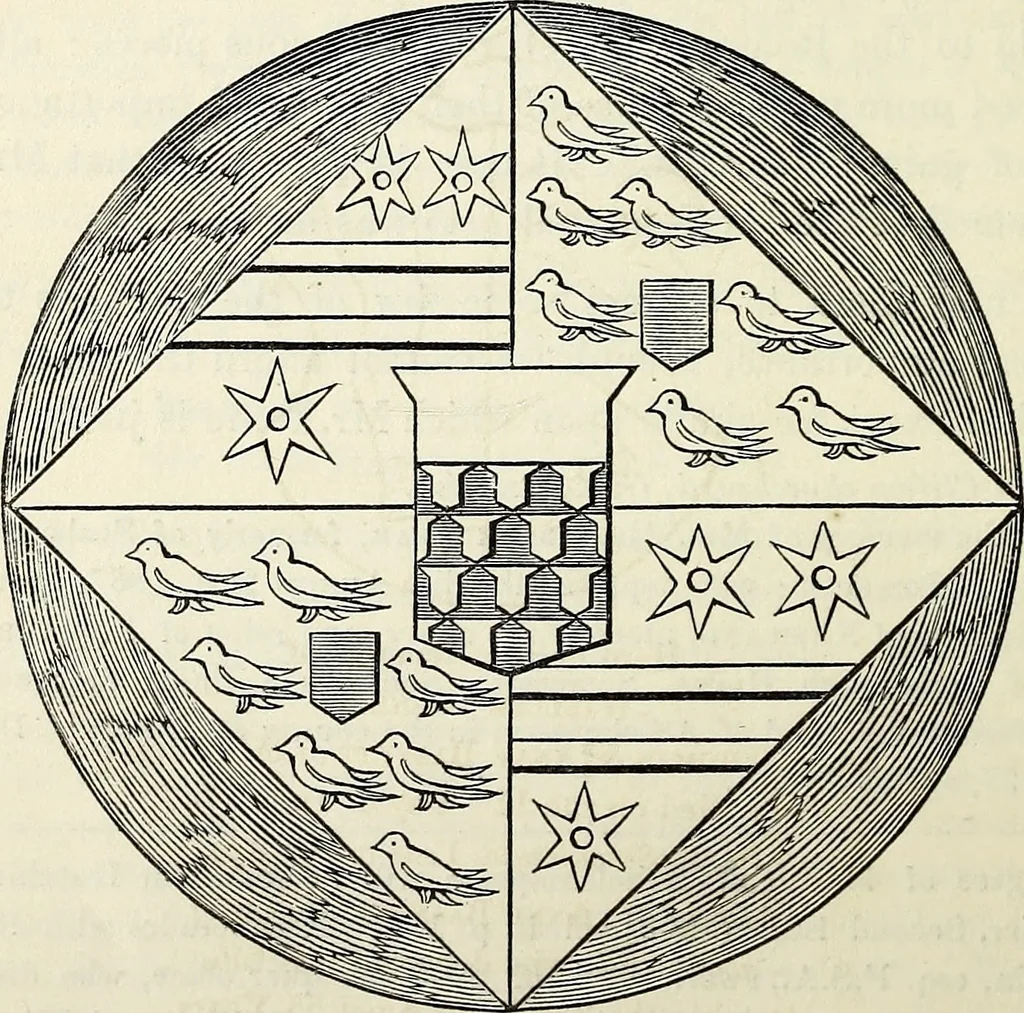 An illustration from The Herald and genealogist, 1865, leaf 233