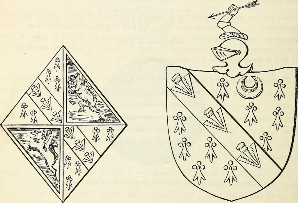 An illustration from The Herald and genealogist, 1865, leaf 237