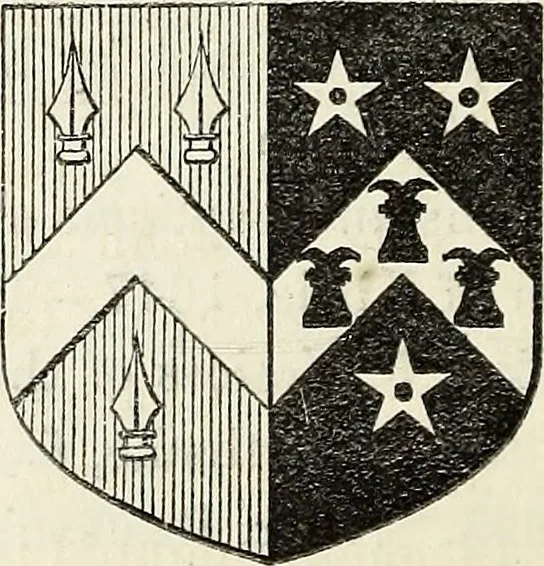 An illustration from The Herald and genealogist, 1865, leaf 245