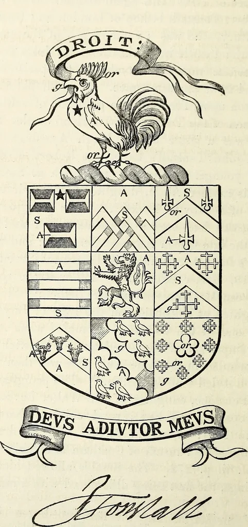 An illustration from The Herald and genealogist, 1865, leaf 297