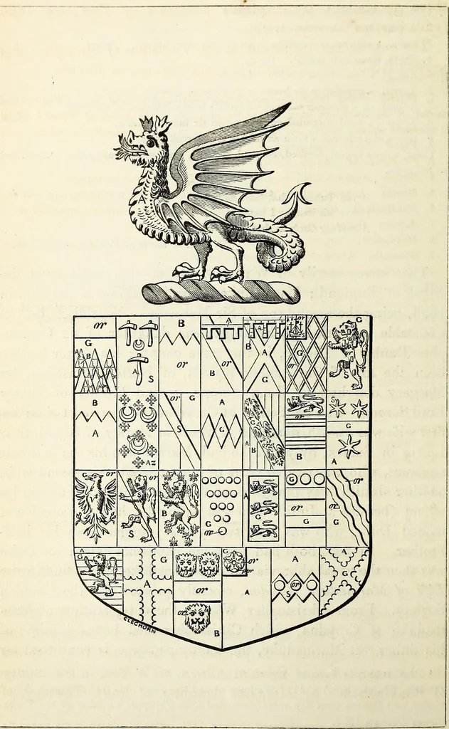 An illustration from The Herald and genealogist, 1865, leaf 299
