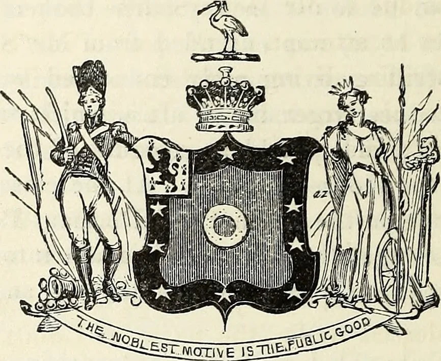 An illustration from The Herald and genealogist, 1865, leaf 365
