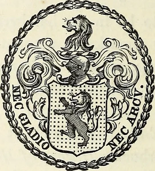 An illustration from The Herald and genealogist, 1865, leaf 435