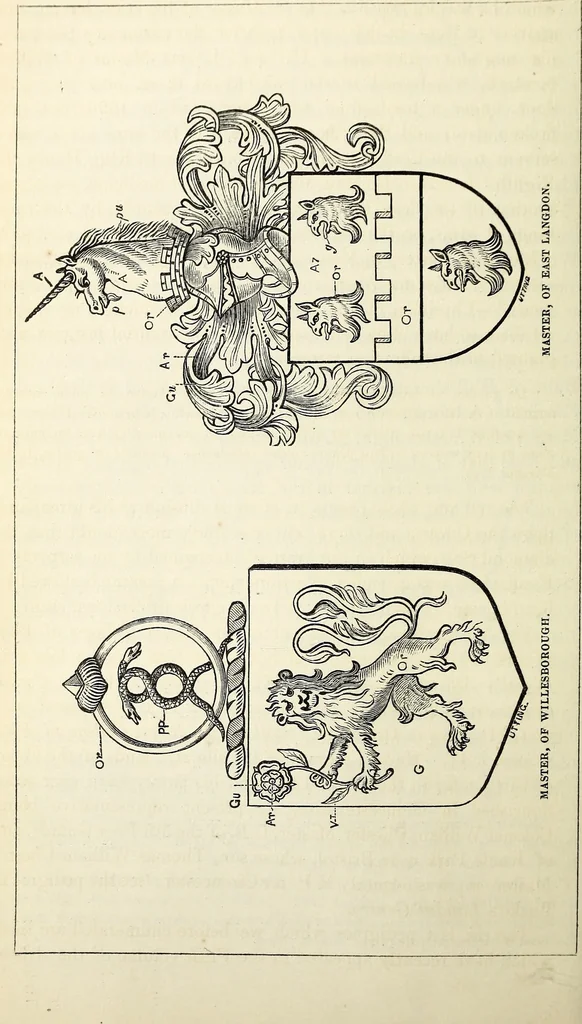 An illustration from The Herald and genealogist, 1865, leaf 441