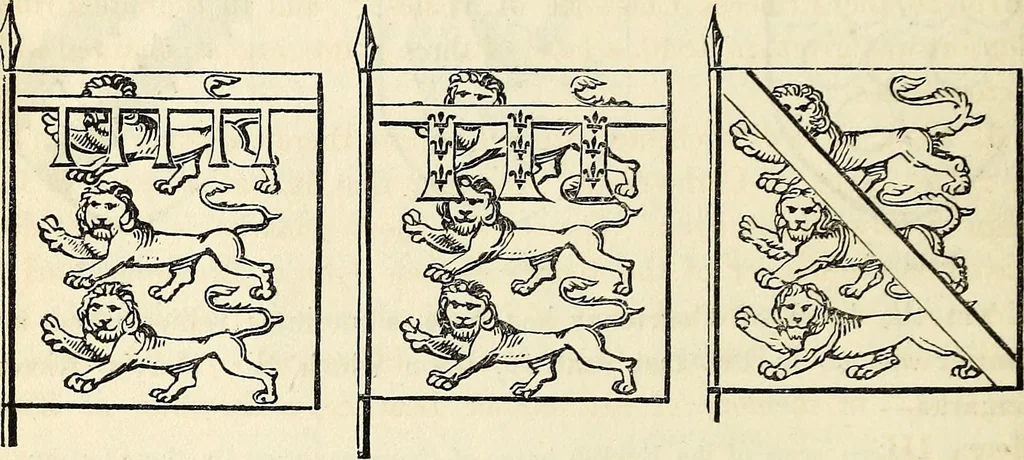 An illustration from The Herald and genealogist, 1865, leaf 45