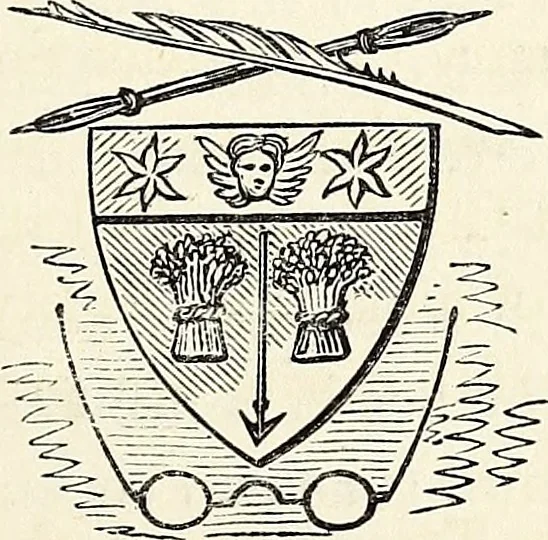 An illustration from The Herald and genealogist, 1865, leaf 458
