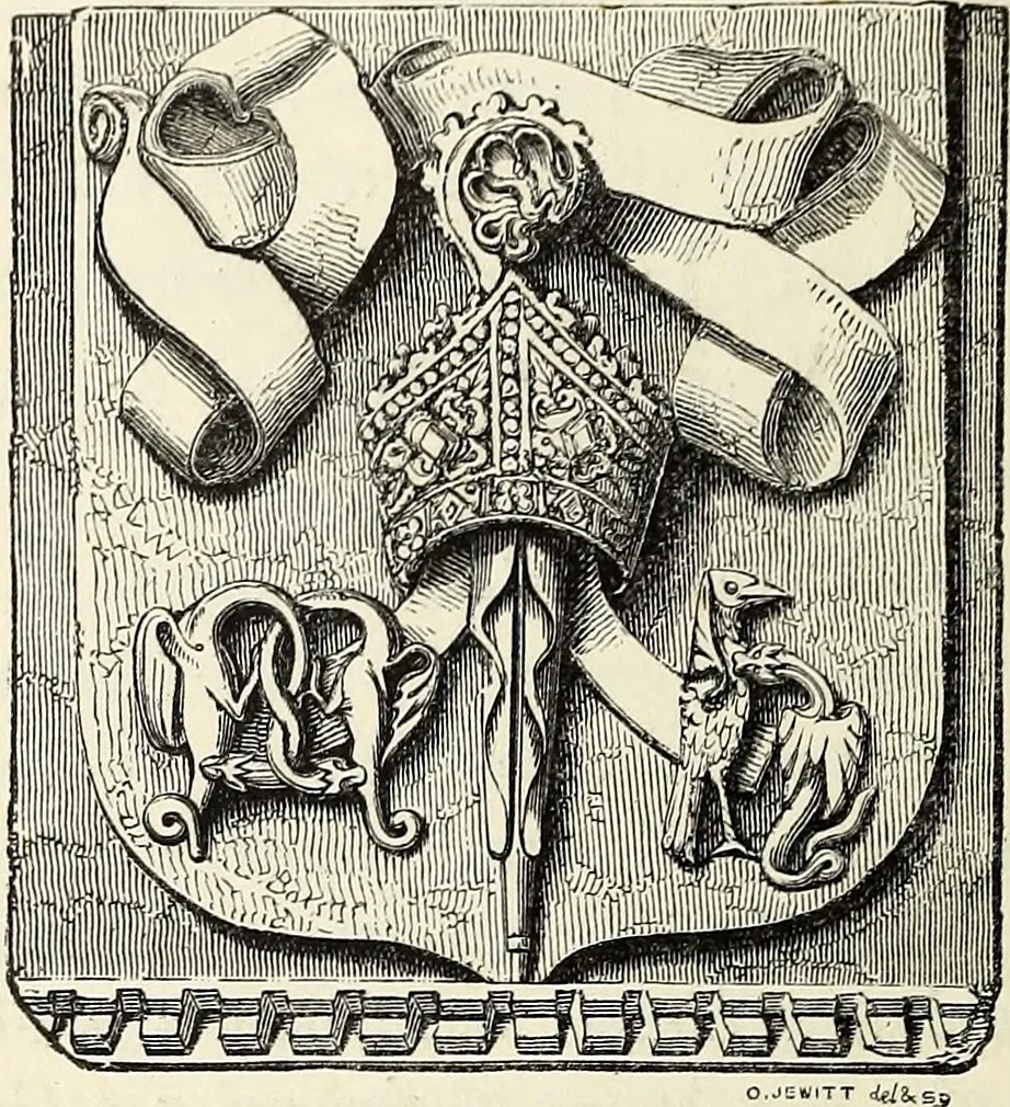 An illustration from The Herald and genealogist, 1865, leaf 473