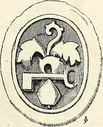 An illustration from The Herald and genealogist, 1865, leaf 474
