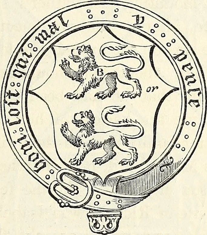 An illustration from The Herald and genealogist, 1865, leaf 510