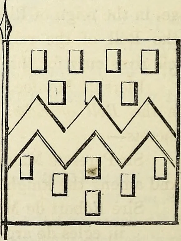 An illustration from The Herald and genealogist, 1865, leaf 513