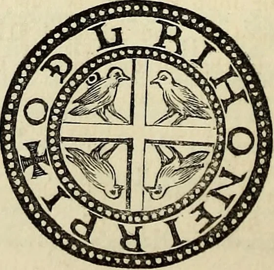 An illustration from The Herald and genealogist, 1865, leaf 53