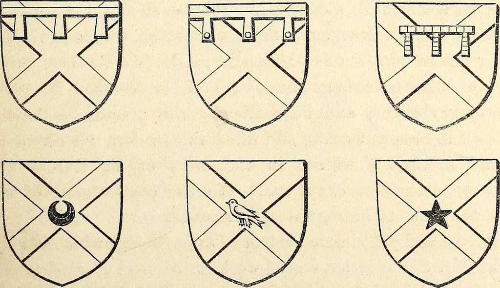 An illustration from The Herald and genealogist, 1865, leaf 58