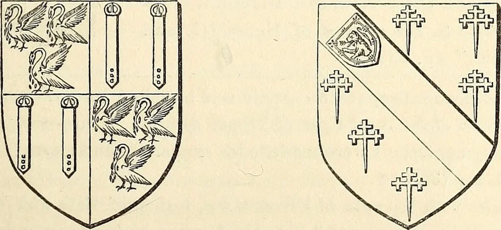 An illustration from The Herald and genealogist, 1865, leaf 60