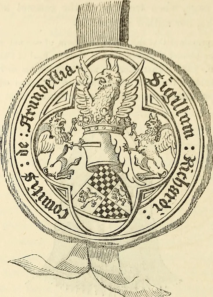 An illustration from The Herald and genealogist, 1865, leaf 63