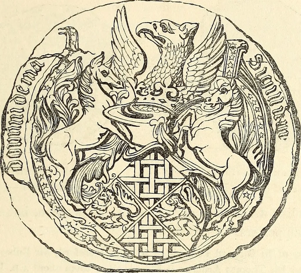 An illustration from The Herald and genealogist, 1865, leaf 64