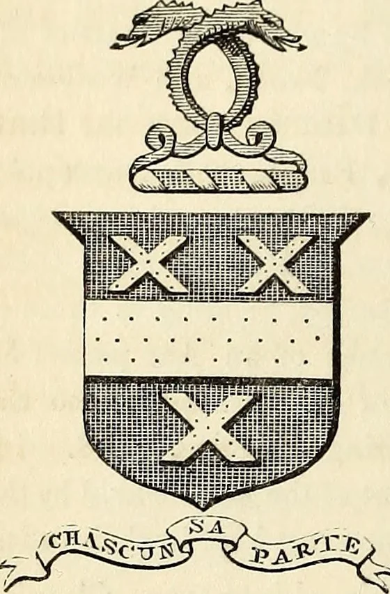 An illustration from The Herald and genealogist, 1865, leaf 87