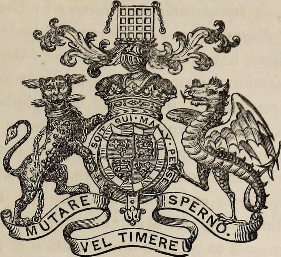 An illustration from The Herald and genealogist, 1866, leaf 173