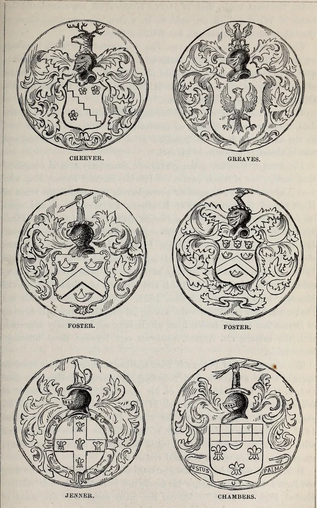 An illustration from The Herald and genealogist, 1866, leaf 275
