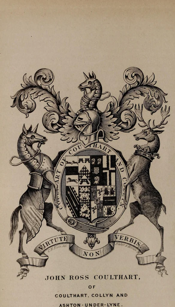 An illustration from The Herald and genealogist, 1866, leaf 28