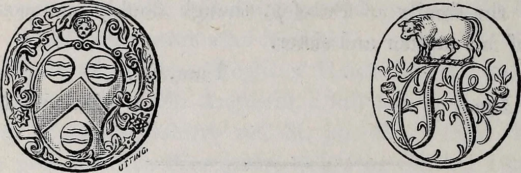 An illustration from The Herald and genealogist, 1866, leaf 330