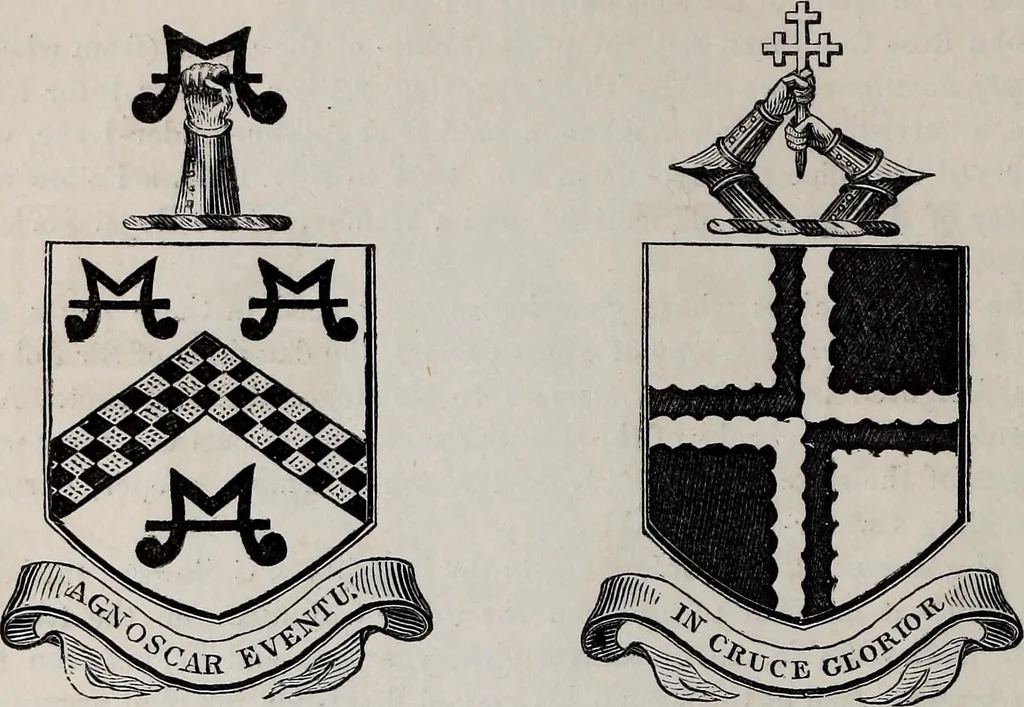 An illustration from The Herald and genealogist, 1866, leaf 34