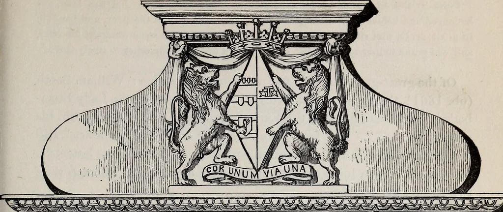 An illustration from The Herald and genealogist, 1866, leaf 451
