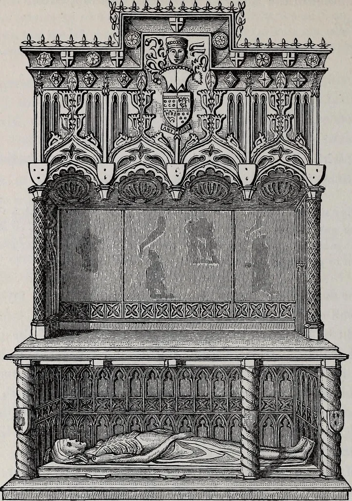 An illustration from The Herald and genealogist, 1866, leaf 454