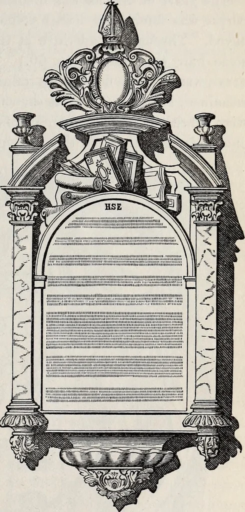 An illustration from The Herald and genealogist, 1866, leaf 459