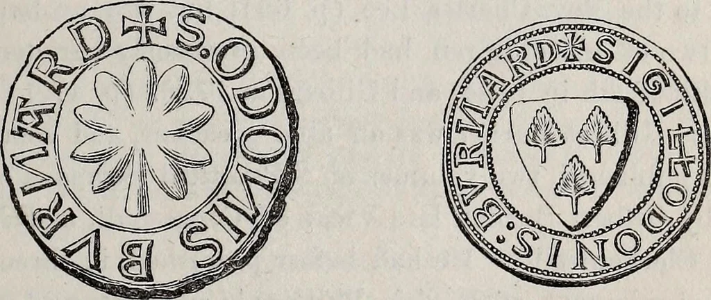 An illustration from The Herald and genealogist, 1866, leaf 461