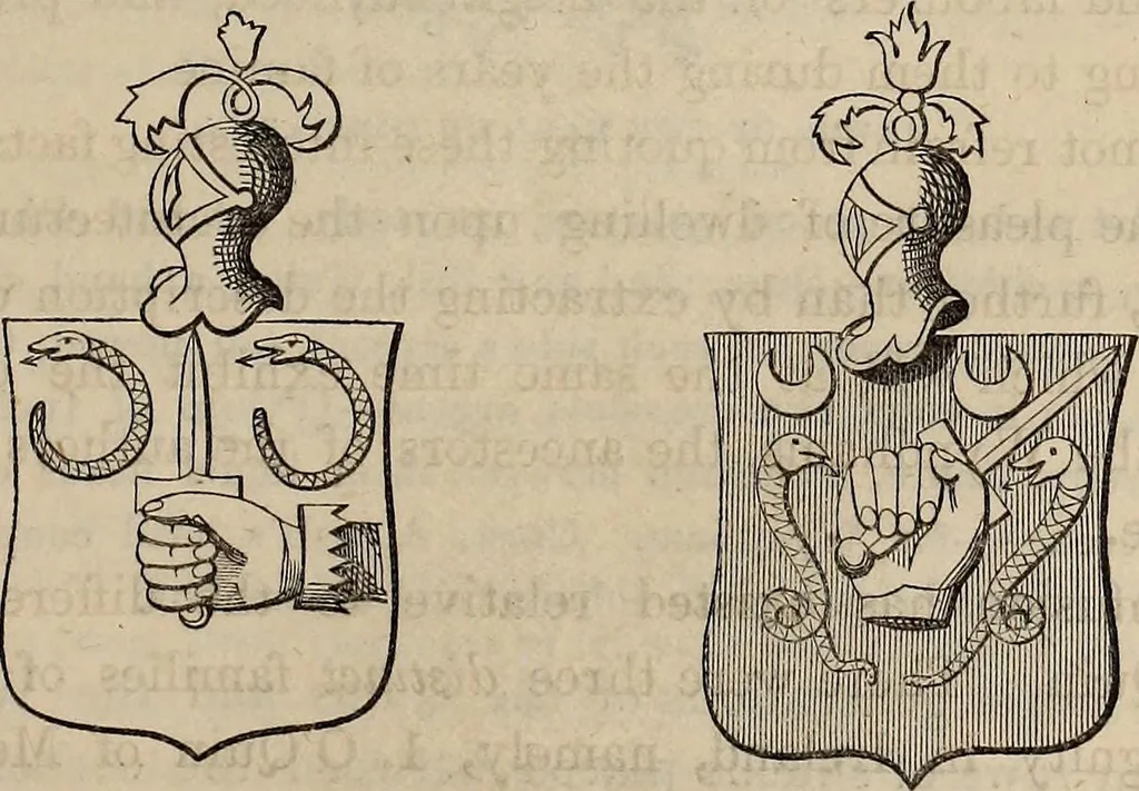 An illustration from The Herald and genealogist, 1866, leaf 505