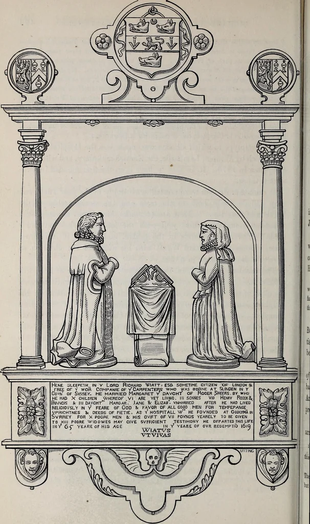 An illustration from The Herald and genealogist, 1866, leaf 514