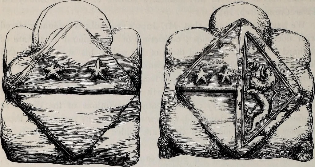 An illustration from The Herald and genealogist, 1866, leaf 518