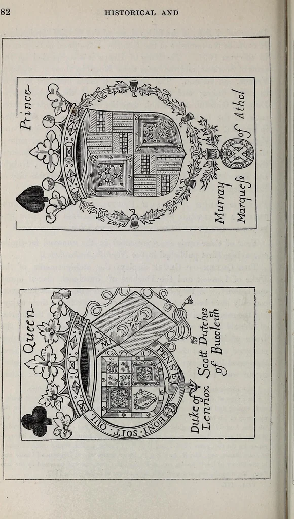 An illustration from The Herald and genealogist, 1866, leaf 94