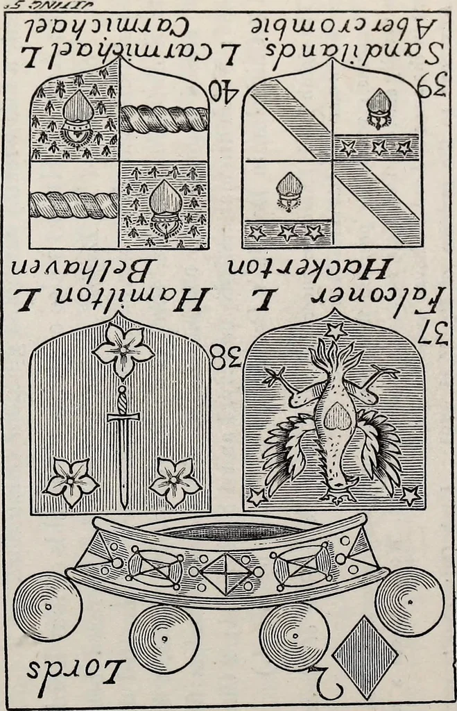 An illustration from The Herald and genealogist, 1866, leaf 95