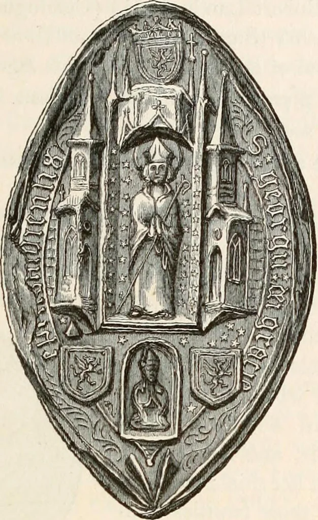 An illustration from The Herald and genealogist, 1862, leaf 131