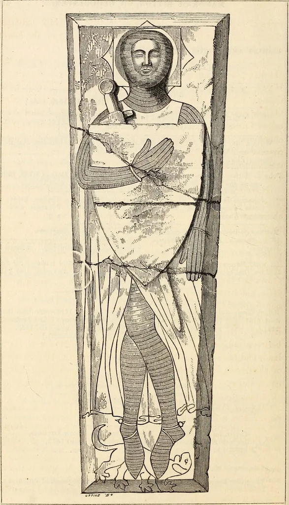 An illustration from The Herald and genealogist, 1862, leaf 204
