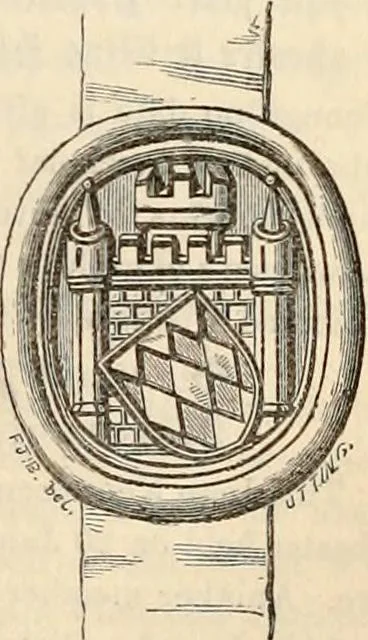 An illustration from The Herald and genealogist, 1862, leaf 227